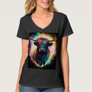 T-shirt Grace Ghoost : Vache Holographique Spectrale,