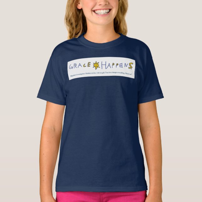 T-shirt Grace Happens Girls Tee (Devant)