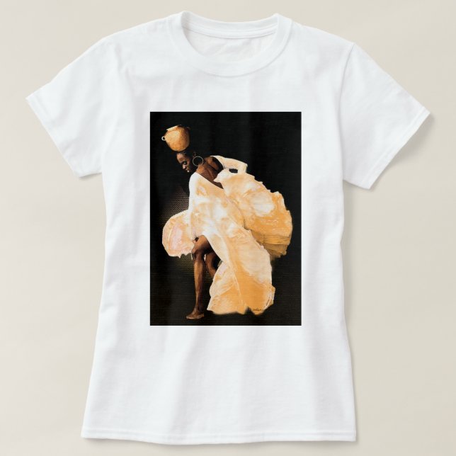 T-shirt Grace in Motion - Danse folklorique africaine (Design devant)
