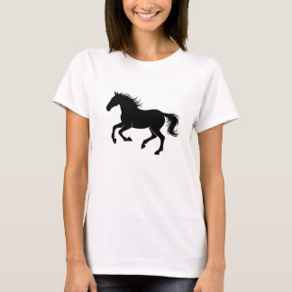 T-shirt Graceful Horse Silhouette en motion
