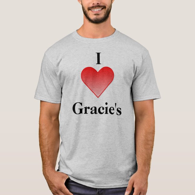 T-shirt gracie du coeur i (Devant)