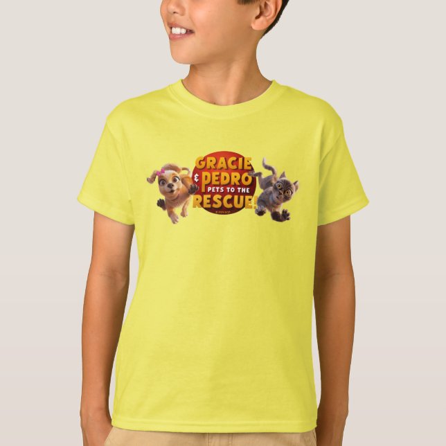 T-shirt Gracie & Pedro Adventure Attend (Devant)