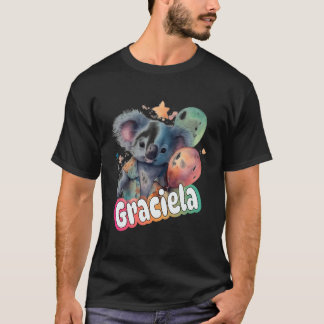T-shirt Graciela - Adorable Nom De Fille Avec Jolie Koala