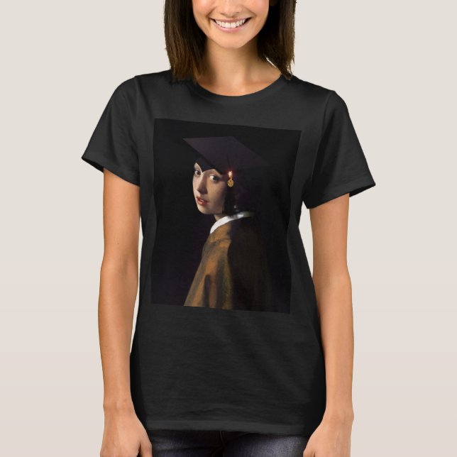 T-shirt Grad Avec La Perle Élevant Graduation (Devant)