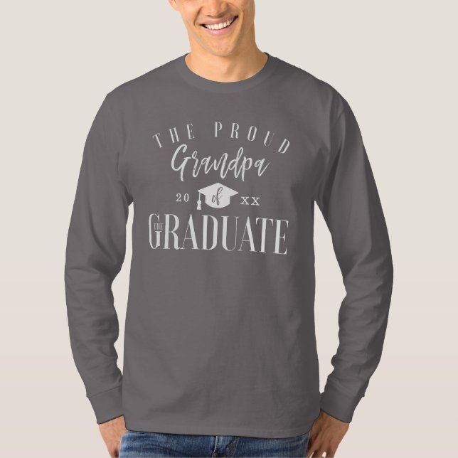 T-shirt Grad Celebration | Fier grand-père du diplômé (Devant)