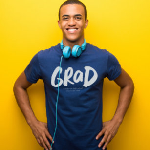 T-shirt Grad Grad moderne tendance graduation personnalisé