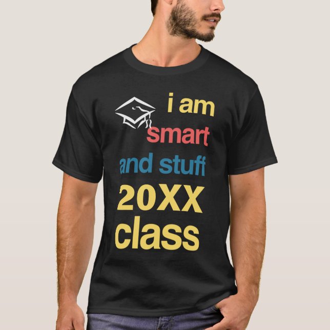 T-shirt Grad Graduate Graduate Graduate Classe Amusant Ann (Devant)