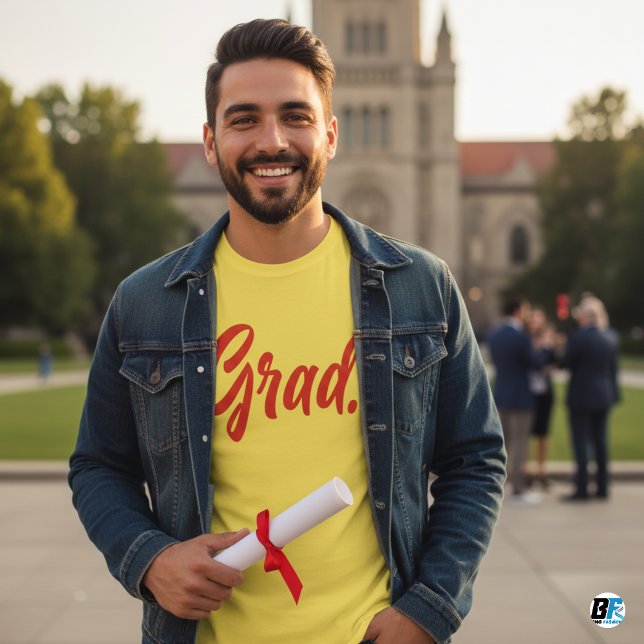 T-shirt Grad Moderne tendance Graduation personnalisée (Créateur téléchargé)