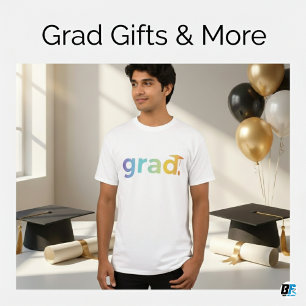 T-shirt Grad Moderne tendance Graduation personnalisée