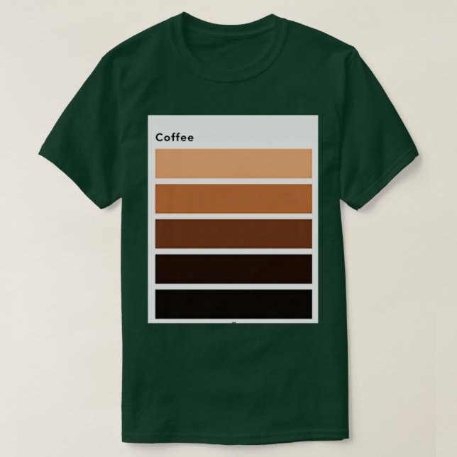 T-SHIRT GRADES DE CAFÉ (Design devant)