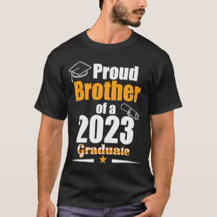 T-shirt Graduate Class 2023 Fier Frère Famille Graduatio