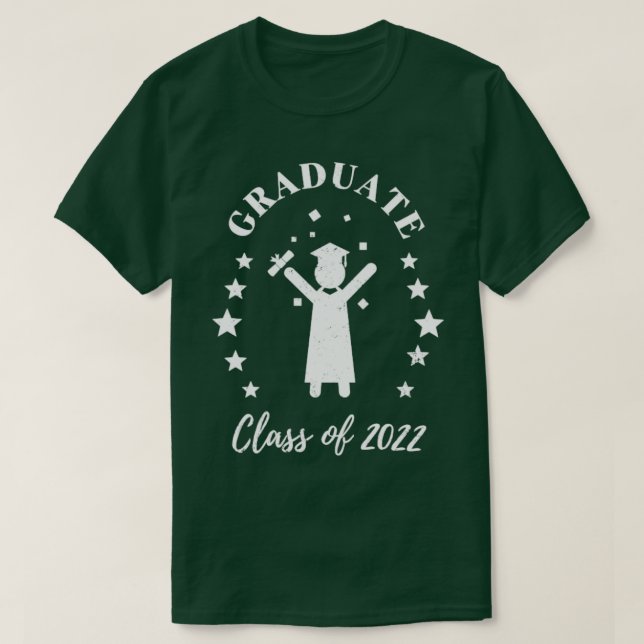 T-shirt Graduate Class Of 2022 Graduation Fun (Design devant)