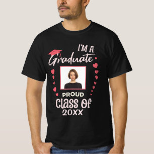 T-shirt Graduate Photo Graduation Class of 2024 Custom