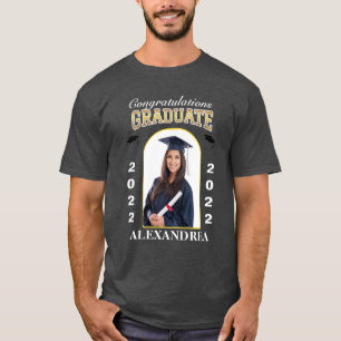 T-shirt Graduate Photo Graduation Félicitations sur mesur