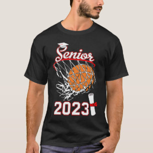 T-shirt Graduate Senior Class of 2023 Basketball Player Gr