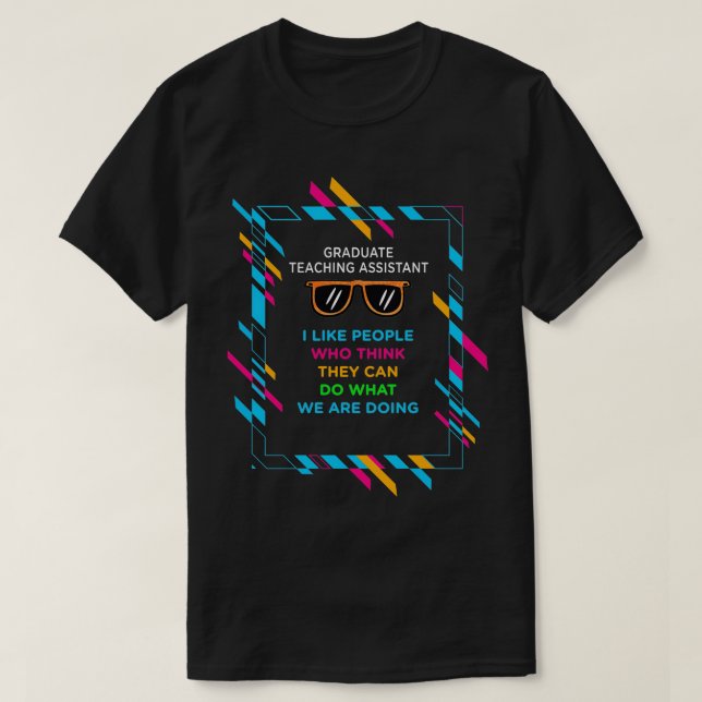 T-SHIRT GRADUATE TEACHING ASSISTANT 3 (Design devant)