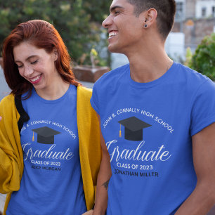 T-shirt Graduation 2023 Cool sur mesure Senior Graduate