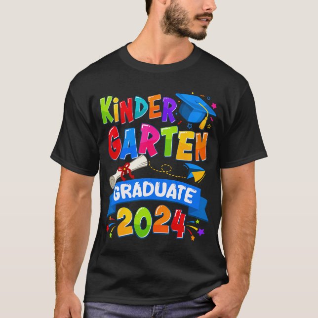 T-shirt Graduation 2024 Graduate Kids Boys Gi (Devant)