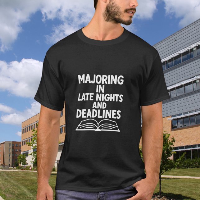 T-shirt Graduation citation drôle noir (Créateur téléchargé)