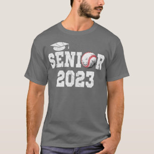 T-shirt Graduation Class 2023 Senior Baseball Player Gradu