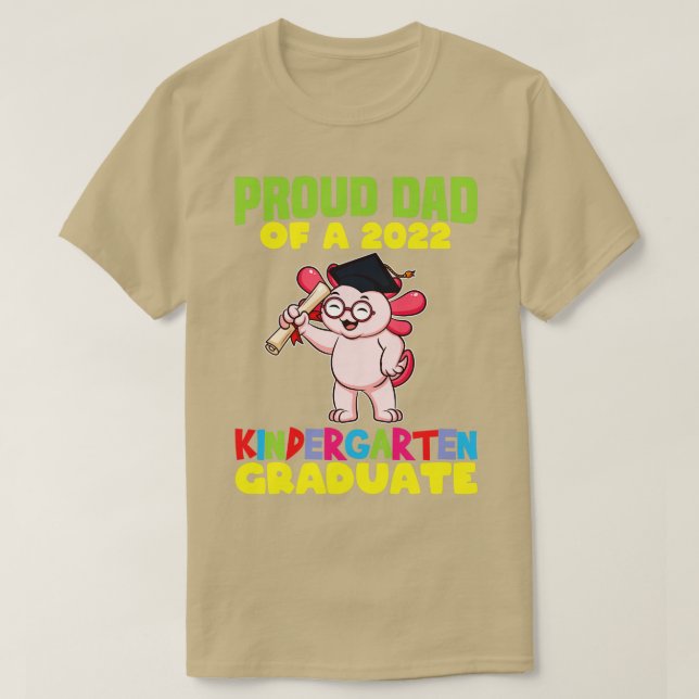 T-shirt Graduation Fier Papa 2022 Maternelle 3e année (Design devant)
