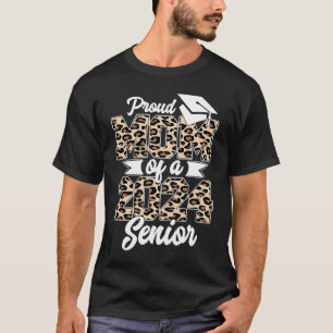 T-shirt Graduation Leopard Fier Maman d'un Cla Senior 2024