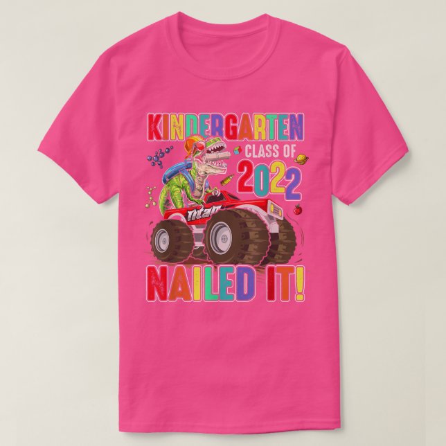 T-shirt Graduation Maternelle Classe De 2022 Nail It Di (Design devant)