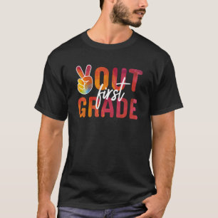 T-shirt Graduation Paix Déconnexion 1ère Année Dernière De