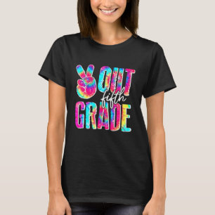 T-shirt Graduation Paix Déconnexion Cinquième Année Tee Dy