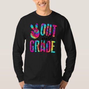 T-shirt Graduation Paix Déconnexion Cinquième Année Tee Dy