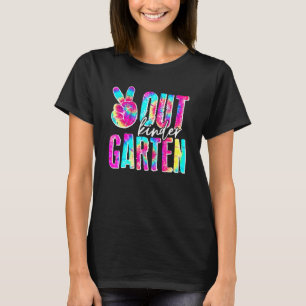 T-shirt Graduation Paix Déconnexion maternelle Jardin Tie 