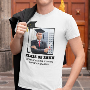 T-shirt Graduation personnalisée Portrait supérieur Photo