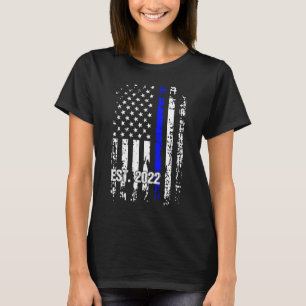 T-shirt Graduation policière Retour Imprimer USA Police Ac