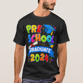 T-shirt Graduation préscolaire 2024 Enfants de pré-materne
