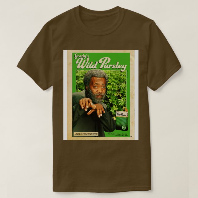 T-shirt Gradys Wild Parsley Magazine Ad Sanford et Son 19 (Design devant)
