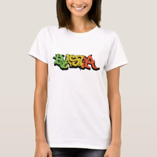 T-shirt Graf Rasta Shirt avec des couleurs de reggae