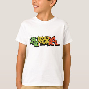 T-shirt Graf Rasta Shirt avec des couleurs de reggae
