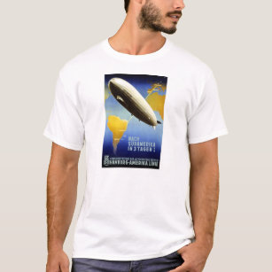 T-shirt Graf Zeppelin Vintage German Travel