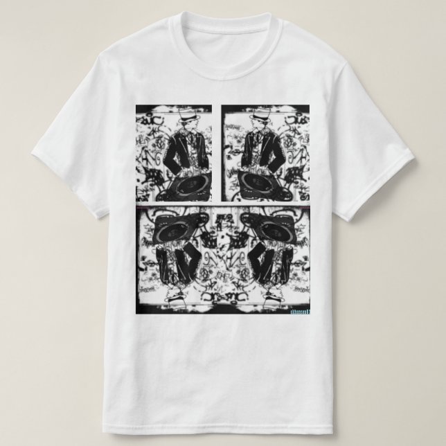 T-SHIRT GRAFFEUR MUSICAL #1 (Design devant)