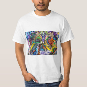 T-shirt Graffiti abstrait