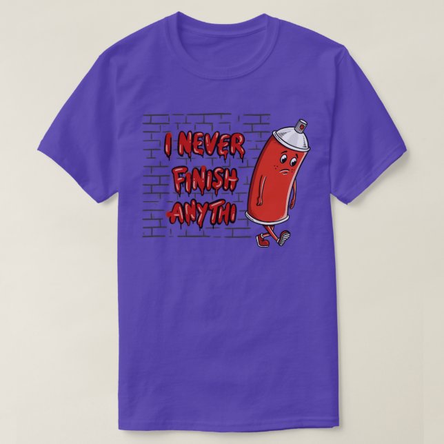 T-shirt Graffiti amusant (Design devant)