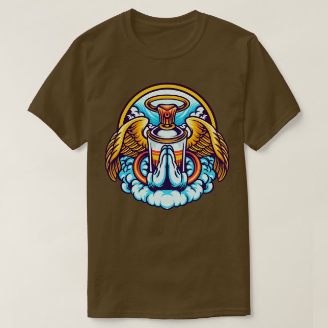 T-shirt Graffiti Angel (Design devant)