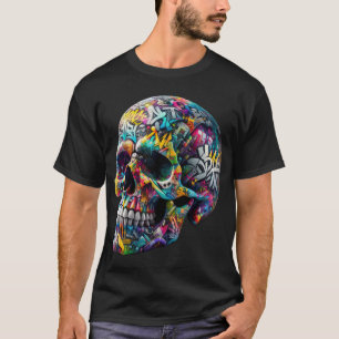 T-shirt Graffiti Art Skull