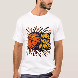 T-shirt Graffiti Basketball Art - Faites votre marque
