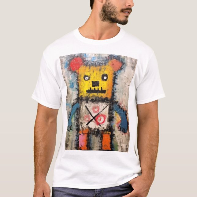 T-shirt Graffiti Bear Brushstroke painting art 