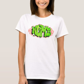 T-shirt Graffiti blanc pour femmes