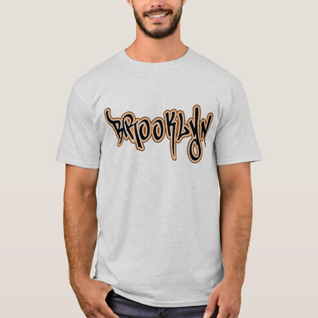 T-shirt Graffiti Brooklyn (Devant)
