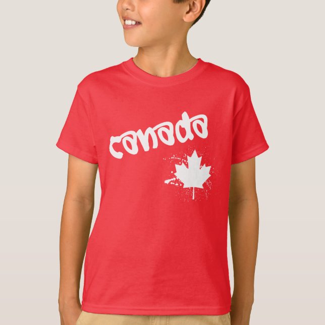 T-shirt Graffiti Canada (Devant)