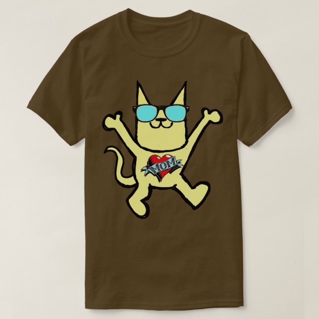 T-shirt Graffiti Chat 24 1 (Design devant)