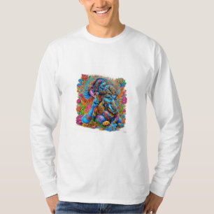 T-shirt graffiti coloré illustration de Lord Ganesh